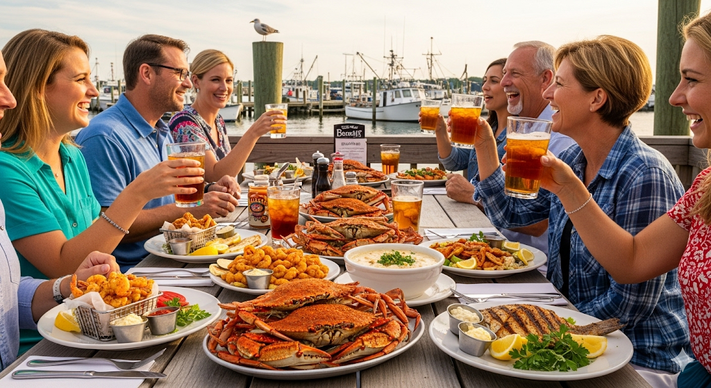 Local seafood dining
